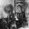 Szent Igaz Keresztapa Joachim és Anna A Szent Igaz Keresztapa ikon Joachim és Anna
