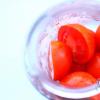 Tomatoes marinated with sweet peppers