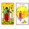 Features and meaning of the three of wands of 3 staves