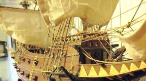 Mennyibe kerül a San Giovanni Batista vitorlás hajó modellje?