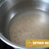 How to cook a bishic porridge to a child?