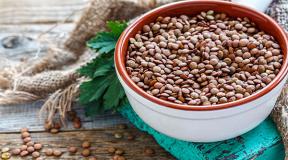 Lentils, beneficial properties for the body