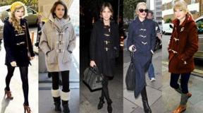 Women's duffle coat: how to wear an English coat for a modern lady How to wear a duffle coat?