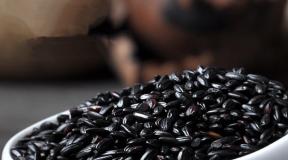 Black rice - the use and harm of black rice white and black rice
