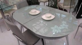 Safety glass for dining or writing table