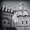 Dievmātes halāta stāvokļa templis Maskavas Kremļa Blachernae Gaidot brīnumu