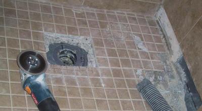 Shower drain in the floor: how to make?