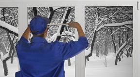Műanyag ablakok felszerelése télen: fontos pontok és telepítési jellemzők