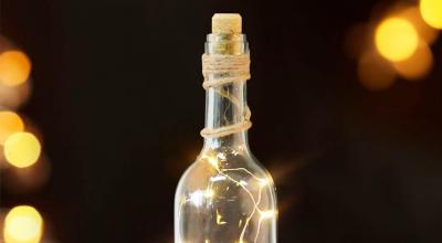 DIY Glasflaschenlampen